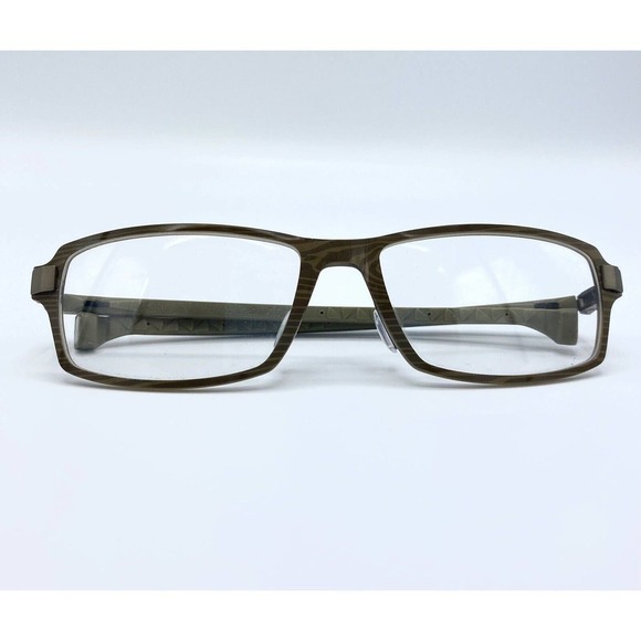 CEO V by MLC Khaki & Wood Print Folding Eyeglasses with Magnetic Closure CV 336